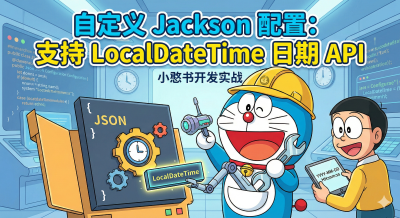 自定义 Jackson 配置：支持 LocalDateTime 日期 API