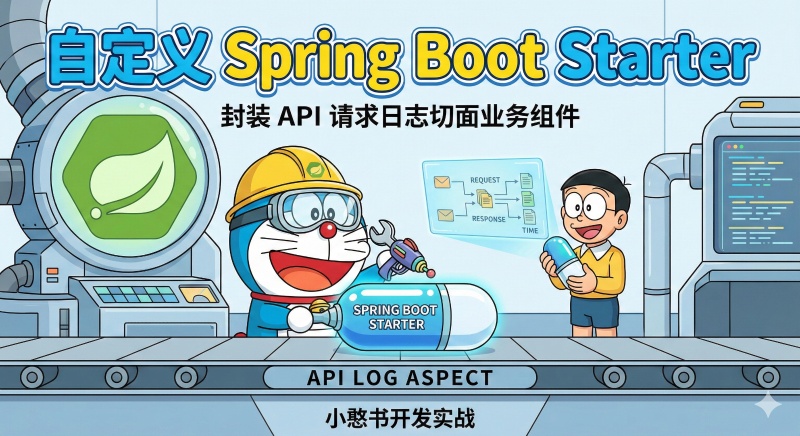 自定义 Spring Boot Starter 封装 API 请求日志切面业务组件
