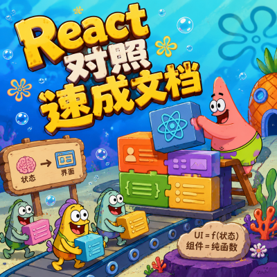 React 对照速成文档