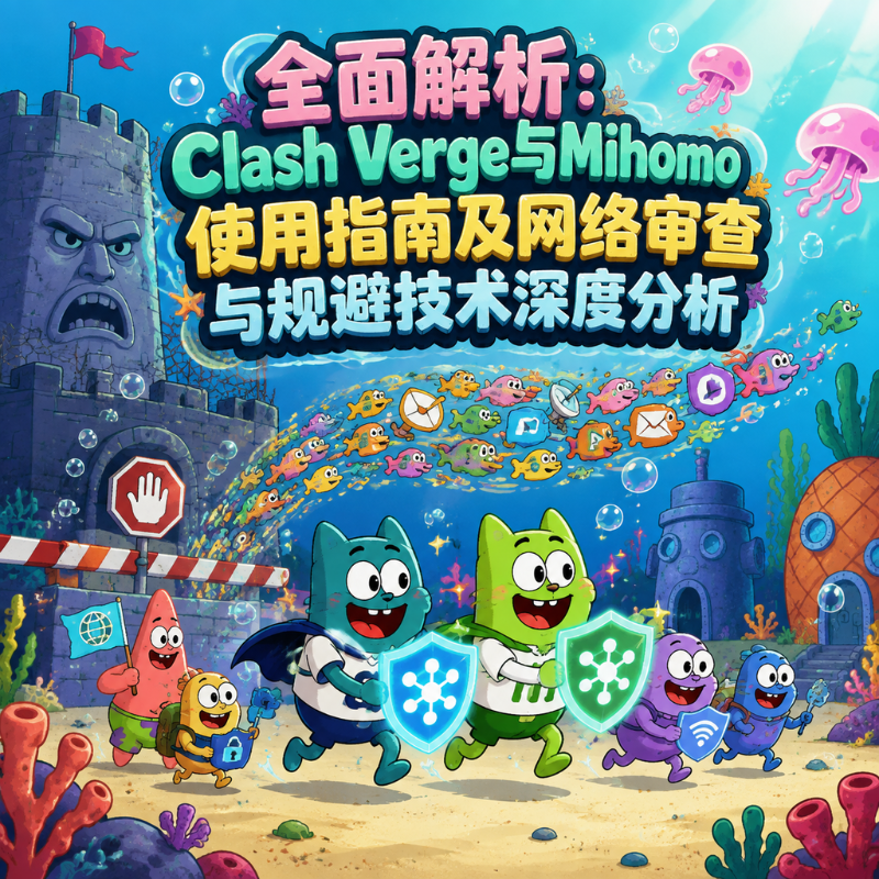 全面解析：Clash Verge 与 Mihomo 使用指南及网络审查与规避技术深度分析