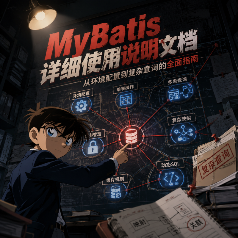 MyBatis 详细使用说明文档：从环境配置到复杂查询的全面指南