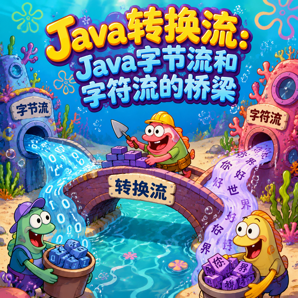 Java 转换流：Java 字节流和字符流的桥梁