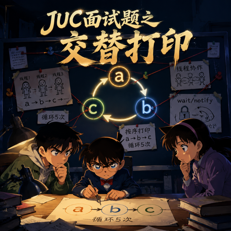 JUC面试题之交替打印