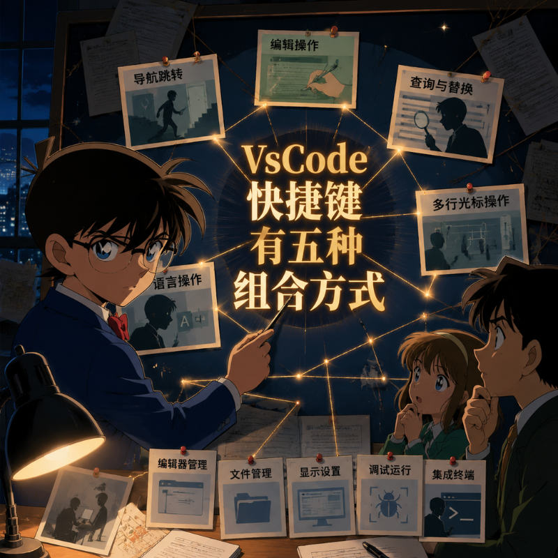 VsCode 快捷键有五种组合方式